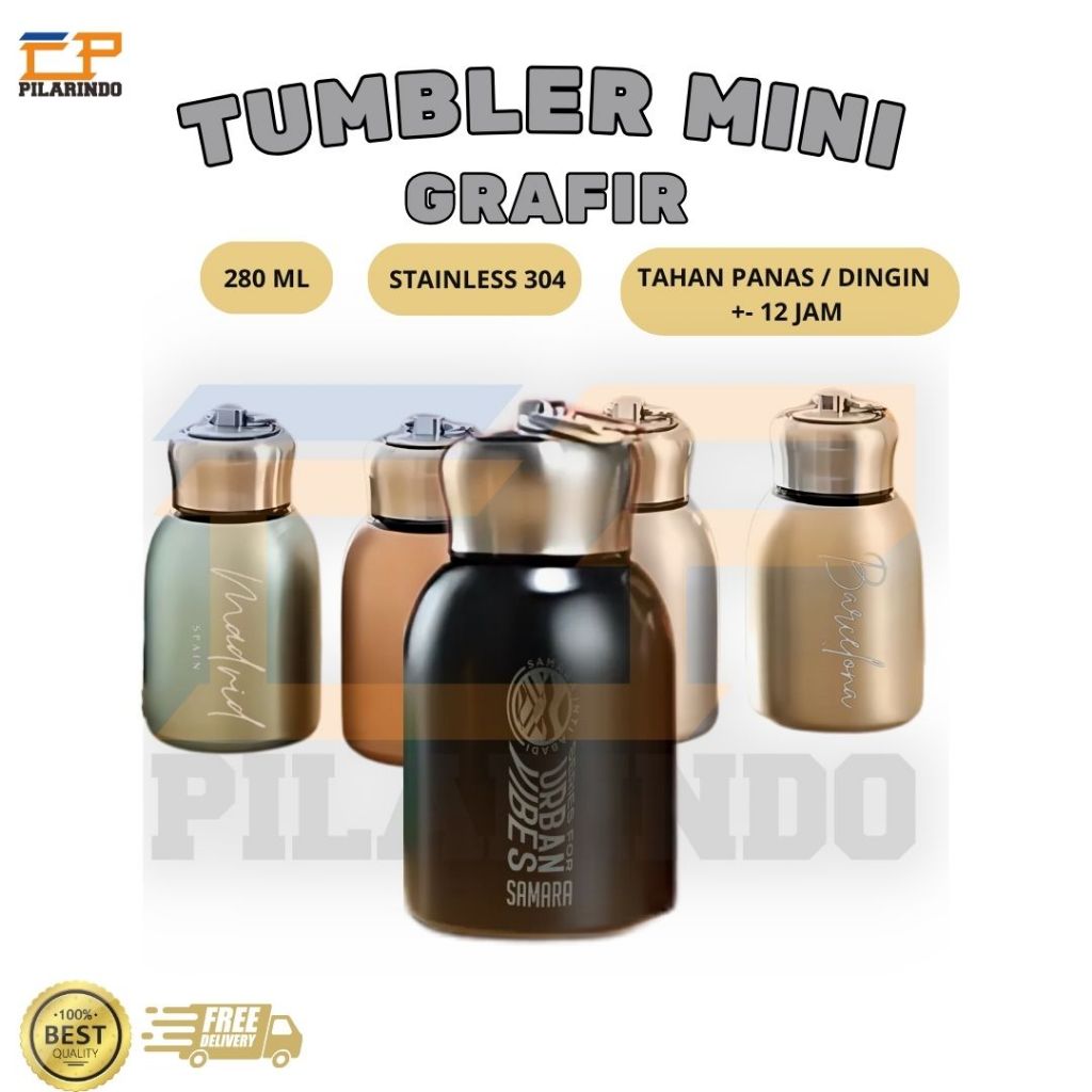 Jual Tumbler Mini Custom Cetak Laser Grafir Tumbler Vacuum Termos ...