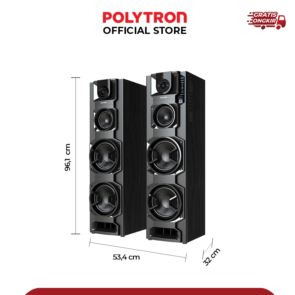 Jual SPEAKER POLYTRON PAS 8E20 /PAS69 PAS 69 SPEAKER ACTIVE BLUETOOTH ...