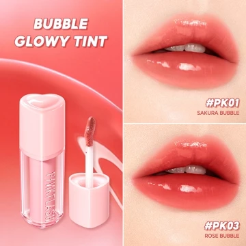 PINKFLASH Transferproof Bubble Glowy Tint Lips Liptint Bubble Long Lasting Smooth And Fresh 5