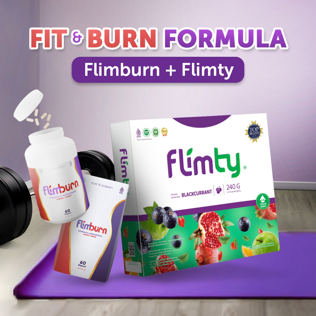 Jual Fit & Burn Formula - 1 box Flimty + 1 box Flimburn | Shopee Indonesia