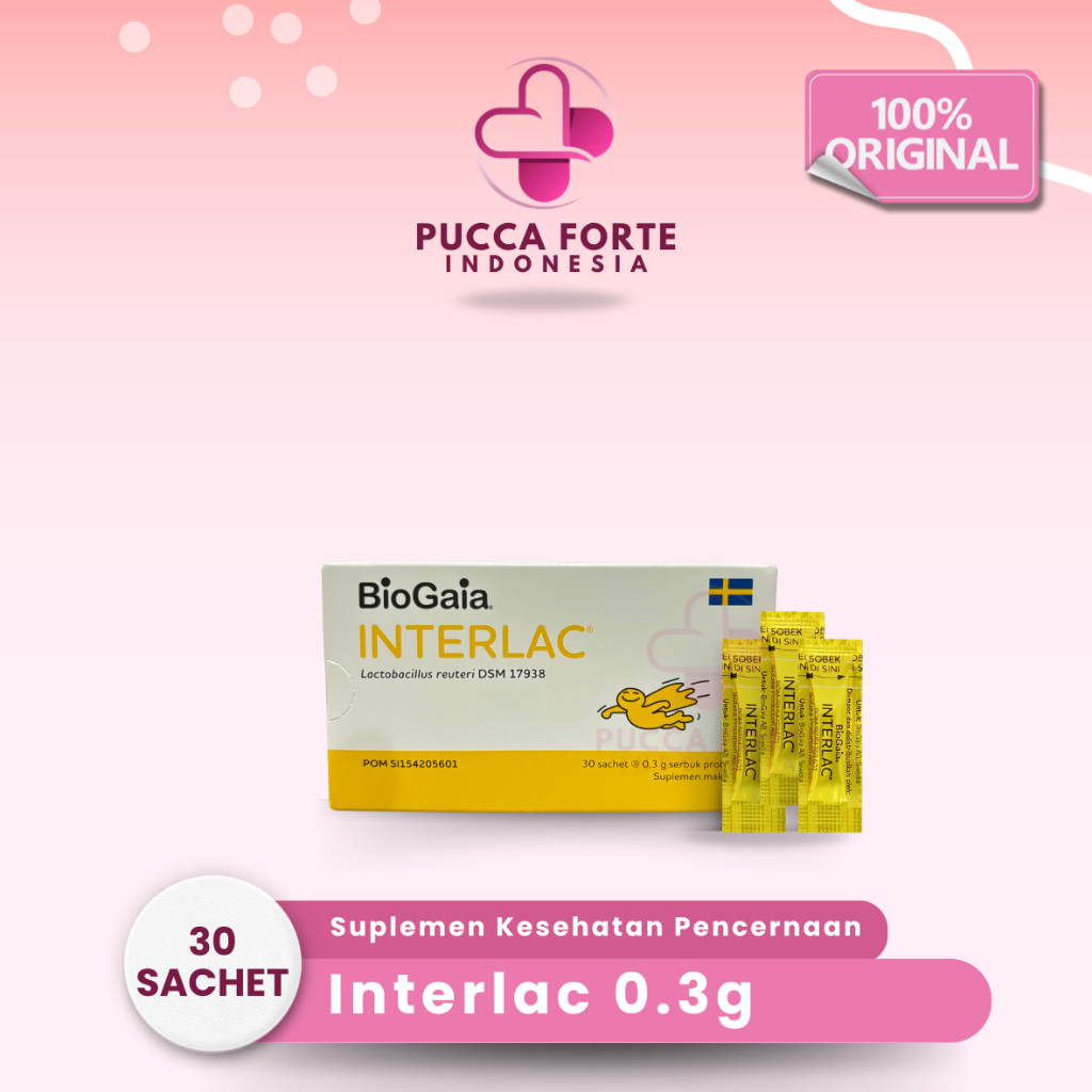 Jual Interlac 0.3g - Suplemen Probiotik | Shopee Indonesia