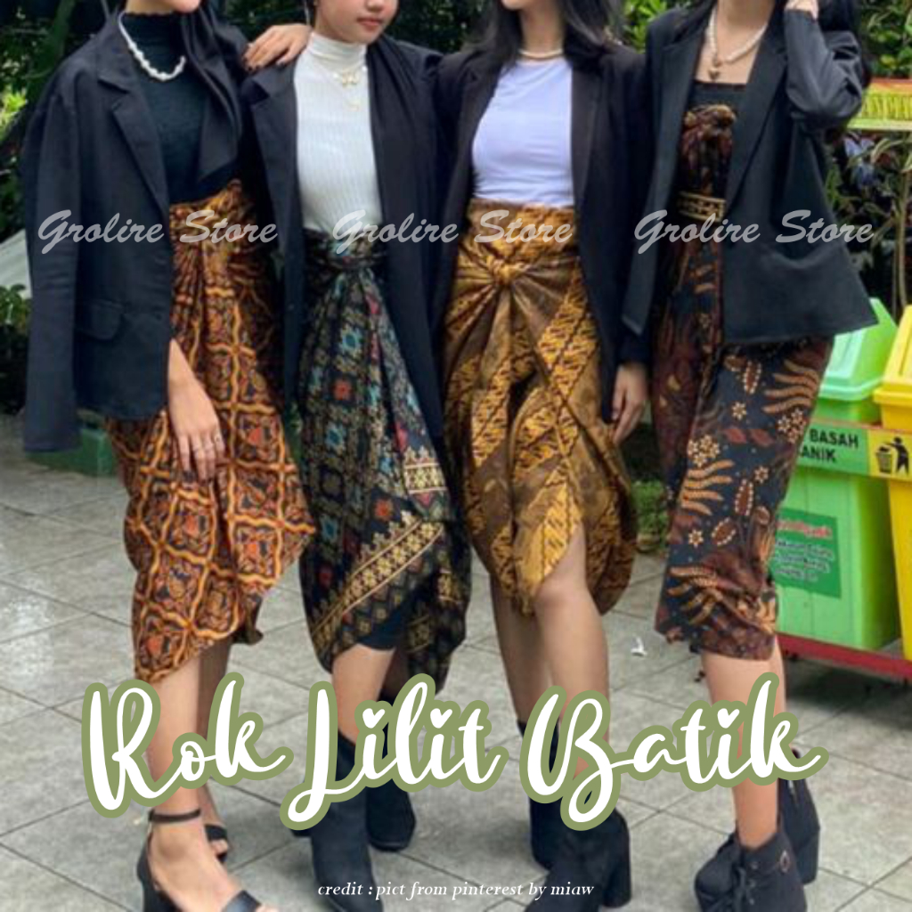 Jual Rok Lilit Batik Tradisional Berbagai Variasi Untuk Acara Formal ...