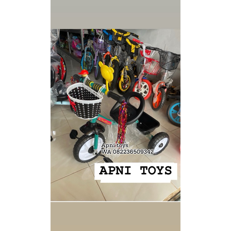 Jual sepeda roda 3 besi anak | Shopee Indonesia