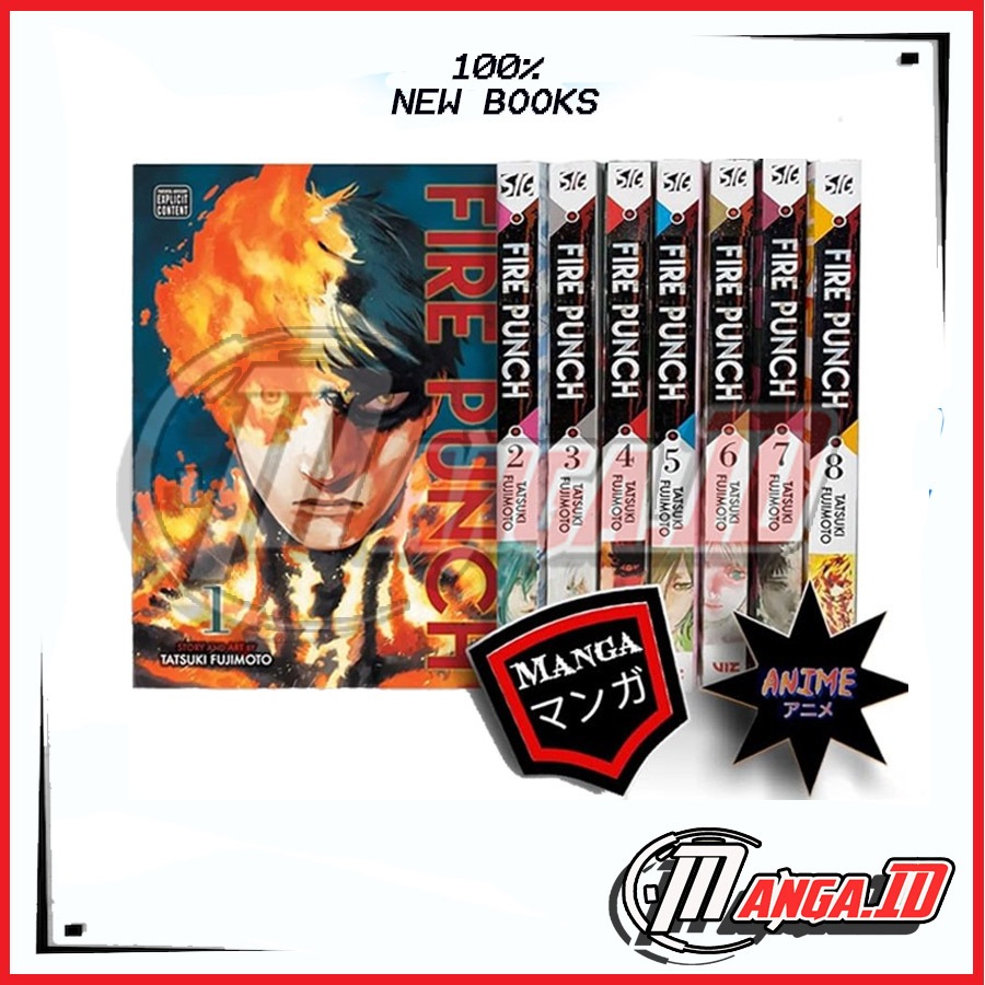 Jual Fire Punch Series: Volume 1-8 Collection 8 Books Set By Tatsuki ...