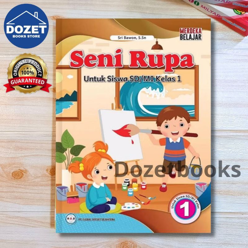 Jual Buku Seni Rupa Kelas 1 SD/MI Kurikulum Merdeka PT. Global Offset ...
