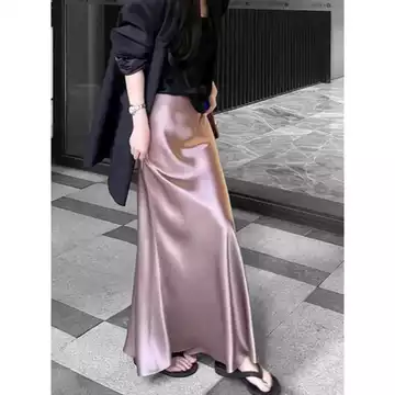 Rok Satin Silk Premium Rok Satin Long Skirt Rok Satin Panjang