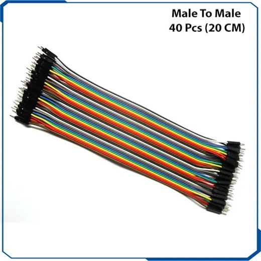 Jual Kabel jumper male to male dupont 20cm 40pcs arduino / cable jumper ...