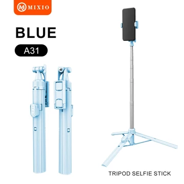 MIXIO A31 MACARON EDITION Tongsis Bluetooth Selfie Stick Tripod 160CM