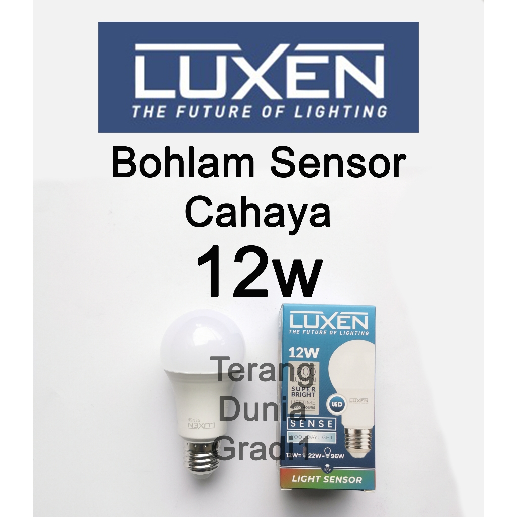 Jual Bohlam Sensor Cahaya 12w Bohlam Luxen Sensor Cahaya 12w Bohlam ...