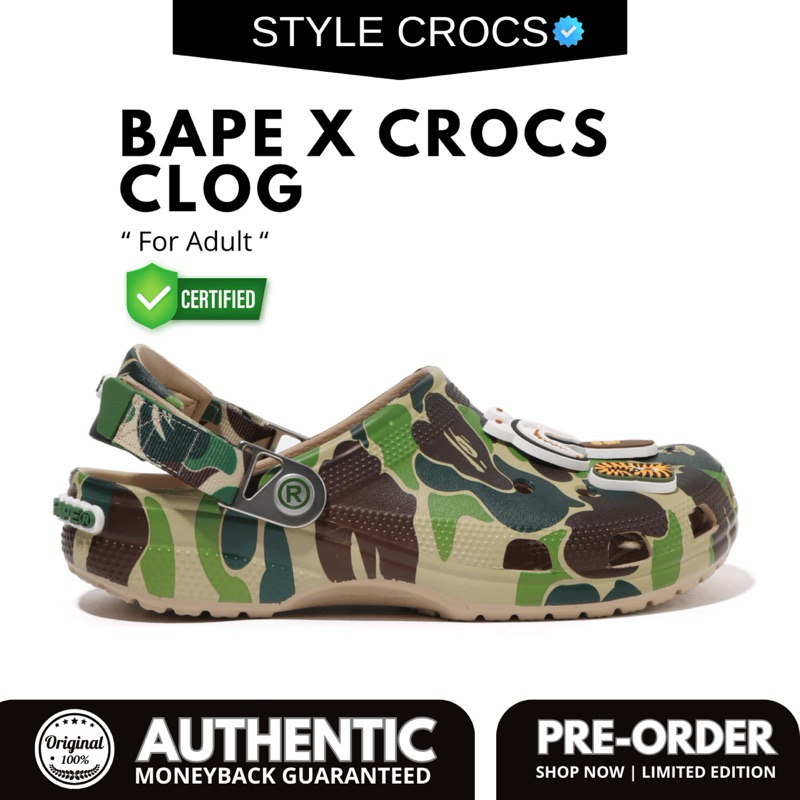 最安新品未試着 29㎝ BAPE × Crocs Clog 