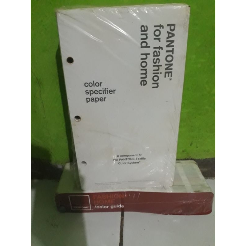 Jual ORIGINAL PANTONE FOR FASHION AND HOME COLOR GUIDE SPECIFIER PAPER ...