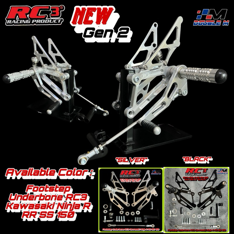 Jual Footstep Step Underbone Underbon RC3 New Model Gen 2