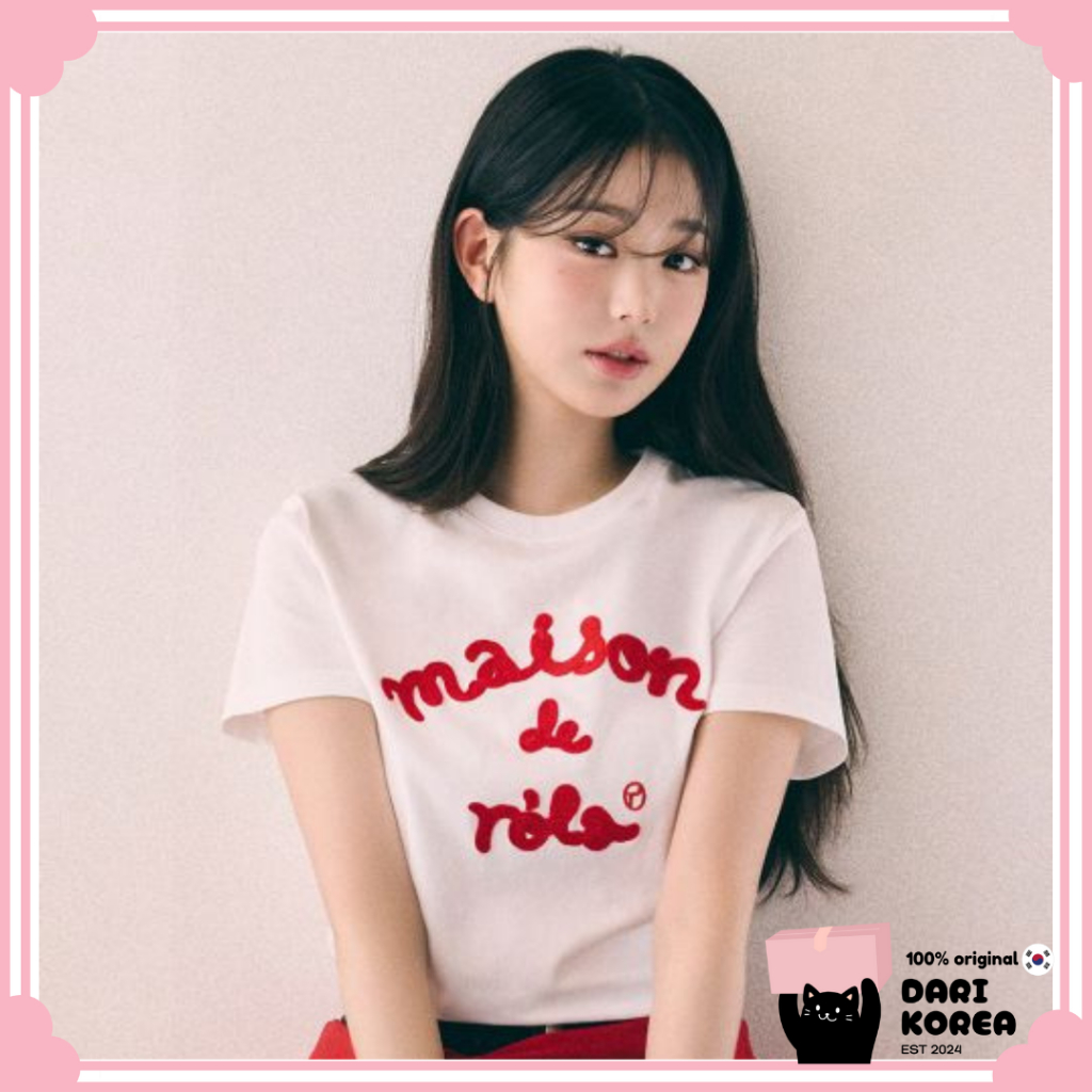 Jual MAISON DE ROLA EMBROIDERY T SHIRT 7 Colors | Shopee Indonesia