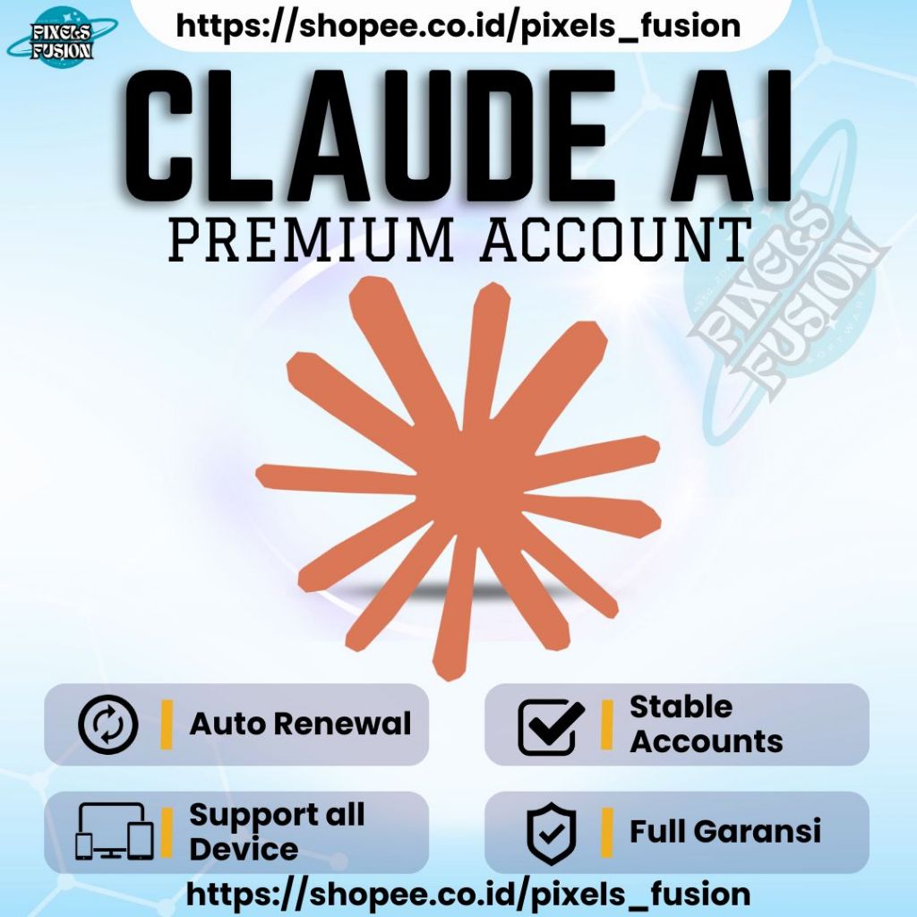 [1 Bulan] Claude AI - PRO ASLI | ONLY SHARE 5 USER | 3.7 sonet, Haiku, & Opus | Full Garansi