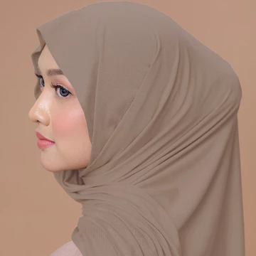 Nabillasyal Lilla Series Pashmina 2 In 1 Hijab Semi Instant Cotton