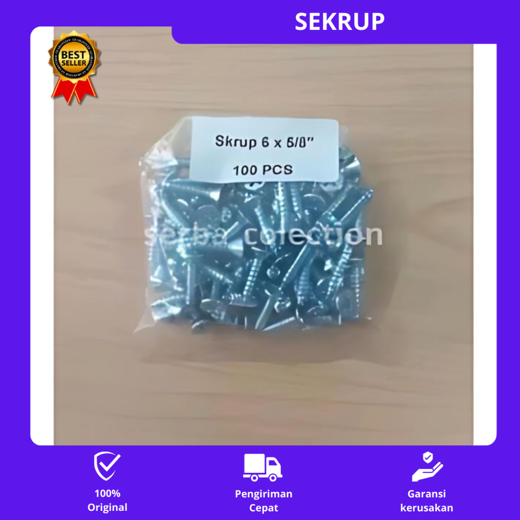 Jual Skrup 5/8 Baja Persisi / Skrup WPC Panel & Wallboard / Tahan Kuat ...