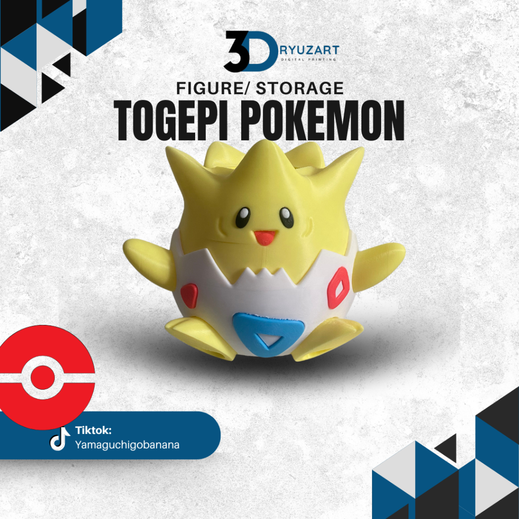 Jual Togepi Pokemon Figure/Tempat Penyimpanan Mini Lucu/Pajangan ...