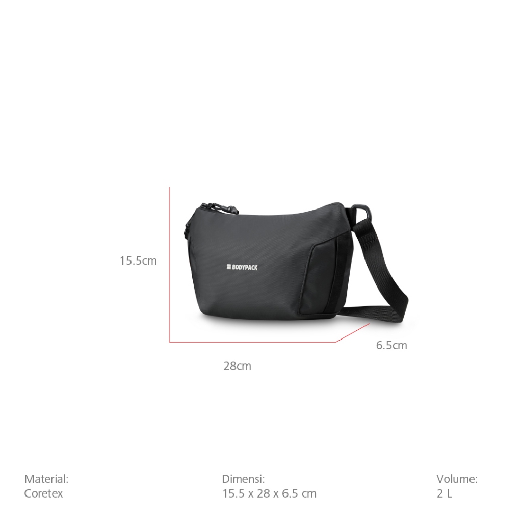 Jual Bodypack Coredial Waist Bag 15 Inch Tas Pinggang Travel Lari Sport ...
