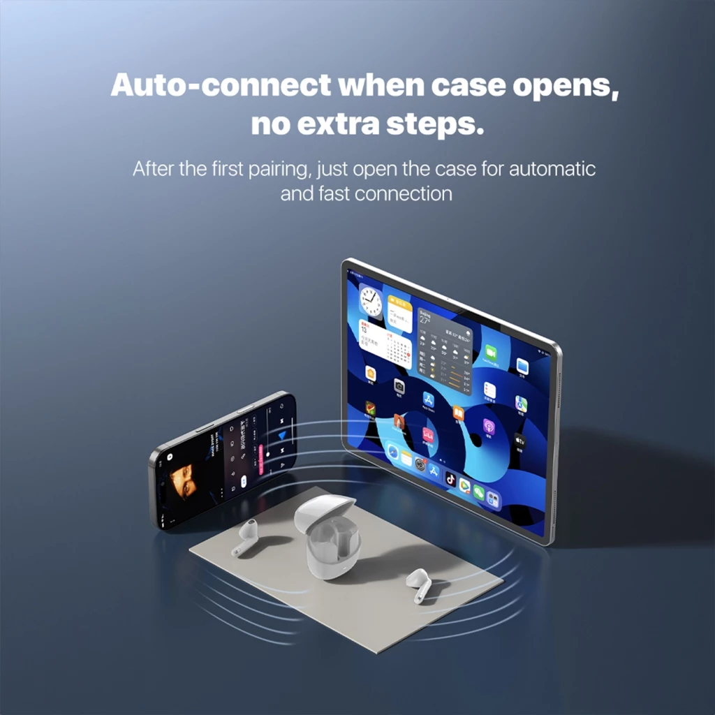 KiiP Wireless DTS5 Tws Headset Bluetooth Earphone HD Call