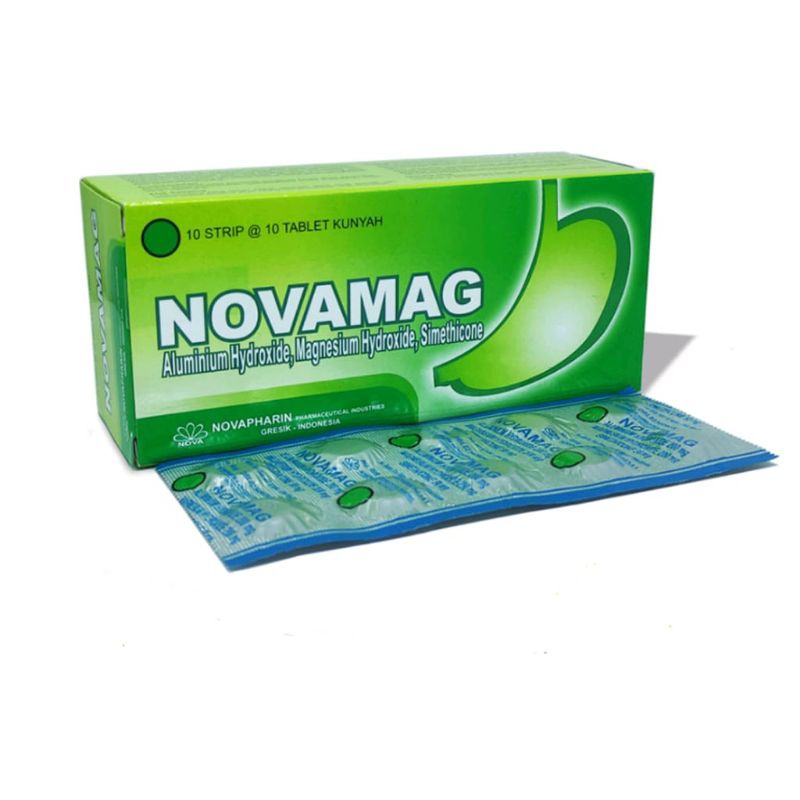 Jual Novamag 1 Strip 10 Tablet Obat Maag Sakit Perut dan Asam Lambung ...
