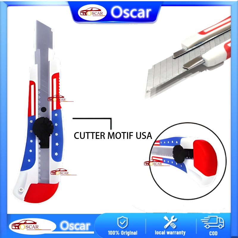 Jual Pisau Cutter Stainless Tebal - Kater 18 mm Model Grip Geser dan ...