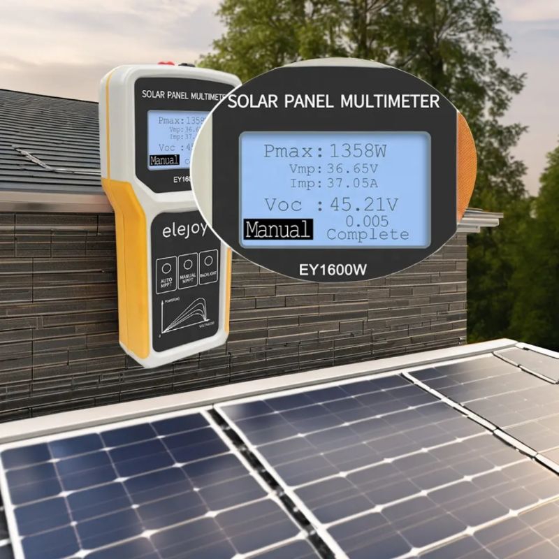 Jual ELEJOY EY1600W Multimeter Panel Surya, LCD Mppt Menguji Tegangan ...