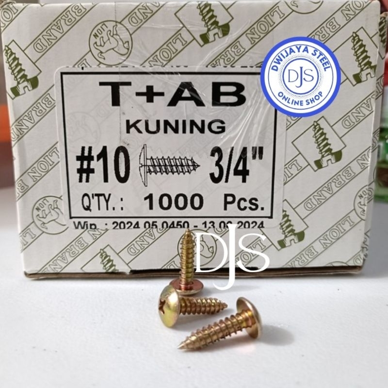 Jual TAB KUNING #10X3/4