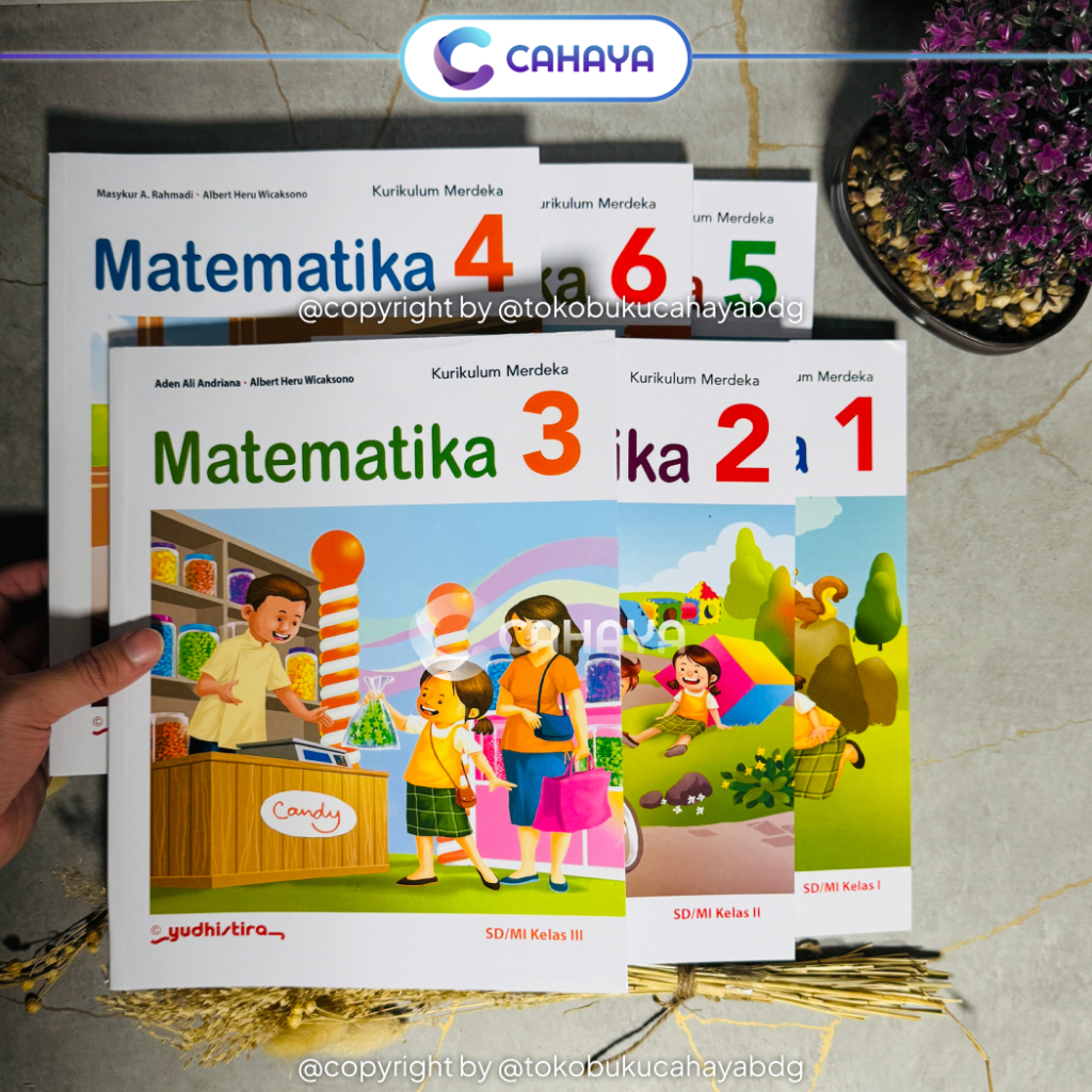 Jual Buku Matematika kelas 1 2 3 4 5 6 sd Kurikulum Merdeka Yudhistira ...