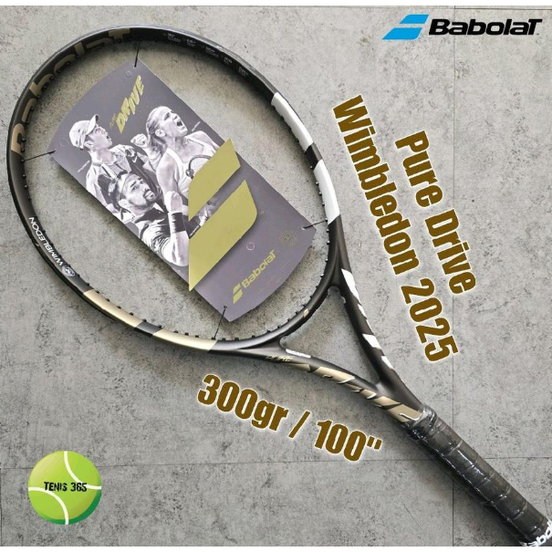 Jual Raket Tenis Babolat Pure Drive Wimbledon 2025 ( 100