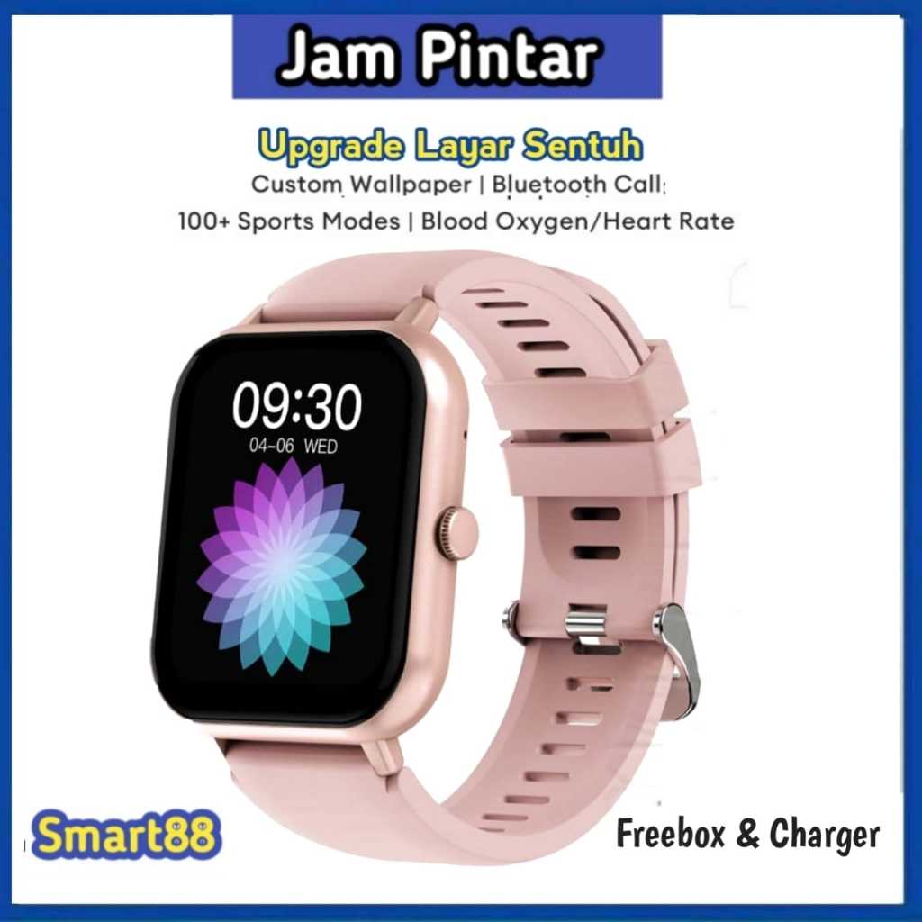 Jam Tangan Hp Android Layar Sentuh Panggilan Monitoring Penuh Anti Air Pemantau - foto 1