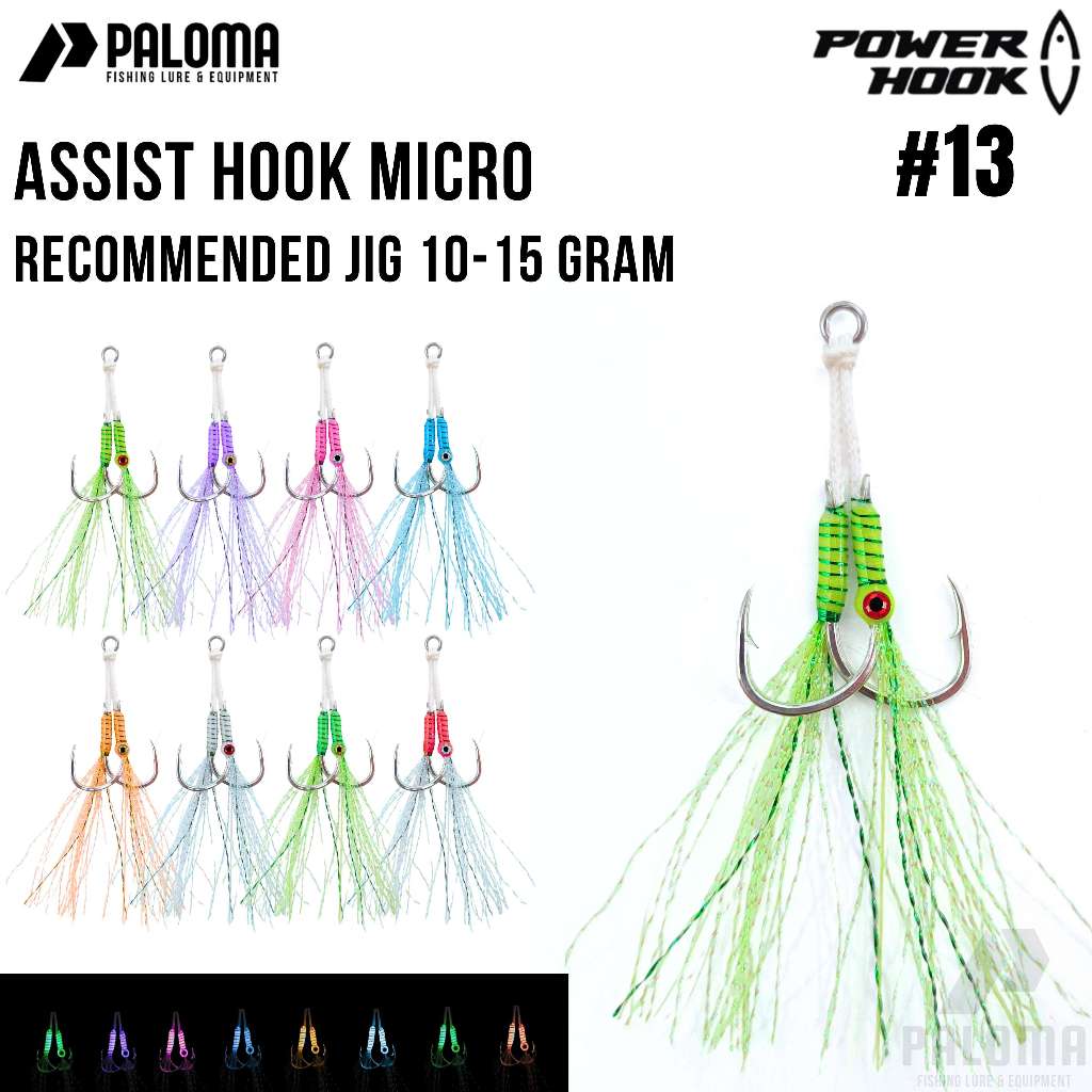 Jual 1 Pcs Assist Hook Micro No.13 Model Simpul Umpan Jig 10 Gram - 15 ...