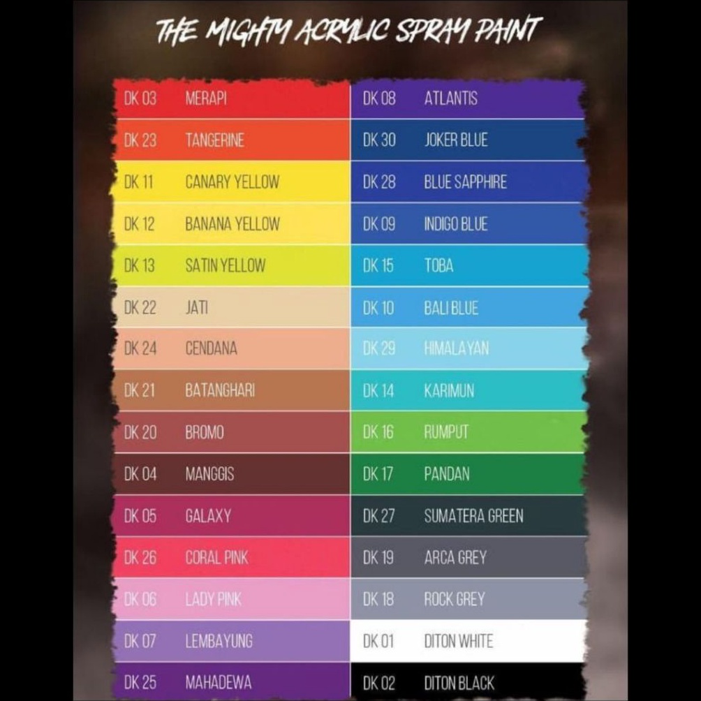 Jual KODE R23A Diton King Acrylic Spray Paint 3 ML Cat Semprot Graffiti ...