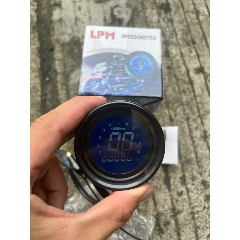 Jual Speedometer Kilometer Rpm Amper Bensin Odometer Led Digital ...