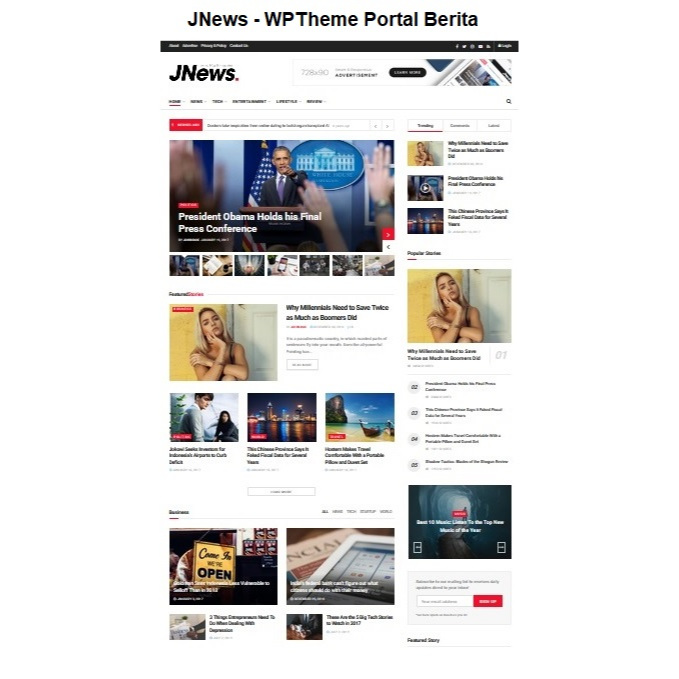 JNews - Jannah - Newspaper - Theme WordPress Premium Untuk Blog dan Website Portal Berita Majalah Online Koran Digital Tabloid Online