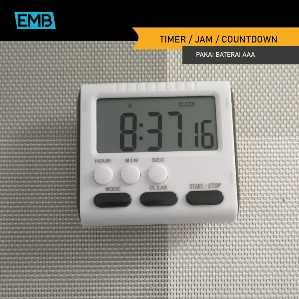 Jual Timer multi fungsi Masak Dapur Magnetic Stand Kitchen Countdown ...