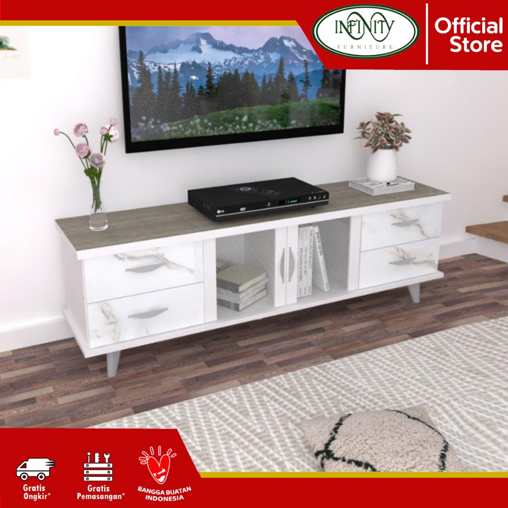 Jual Meja Rak TV Cabinet KOJI TV RACK | Shopee Indonesia