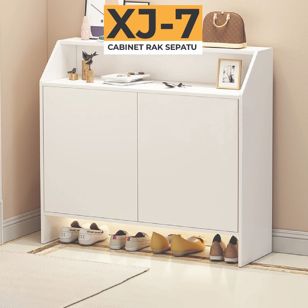 Jual Rak Sepatu Lemari Sepatu Rak Sepatu Kayu Rak Sepatu Susun Tertutup