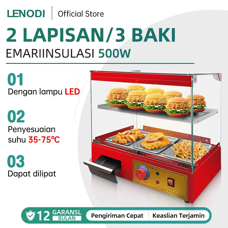 Jual LENODI Termostat Isolasi Kualitas makanan Komersial Kabinet ...