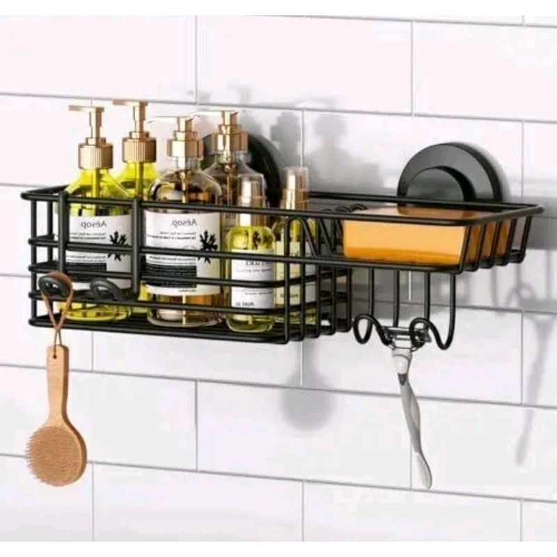 Jual Rak sabun Kamar Mandi Anti Karat dengan Tempat Shampoo dan Sabun ...