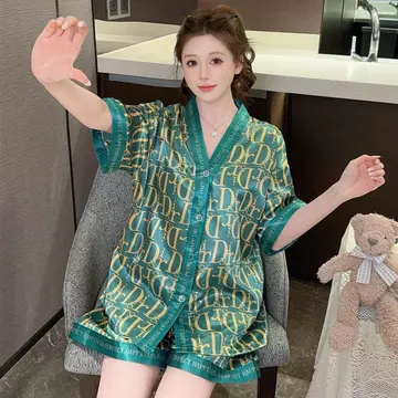 Baju Tidur Satin Baju Pakaian Piyama Tidur Wanita Import Baju Dinas Malam Wanita Hot Baju Tidur