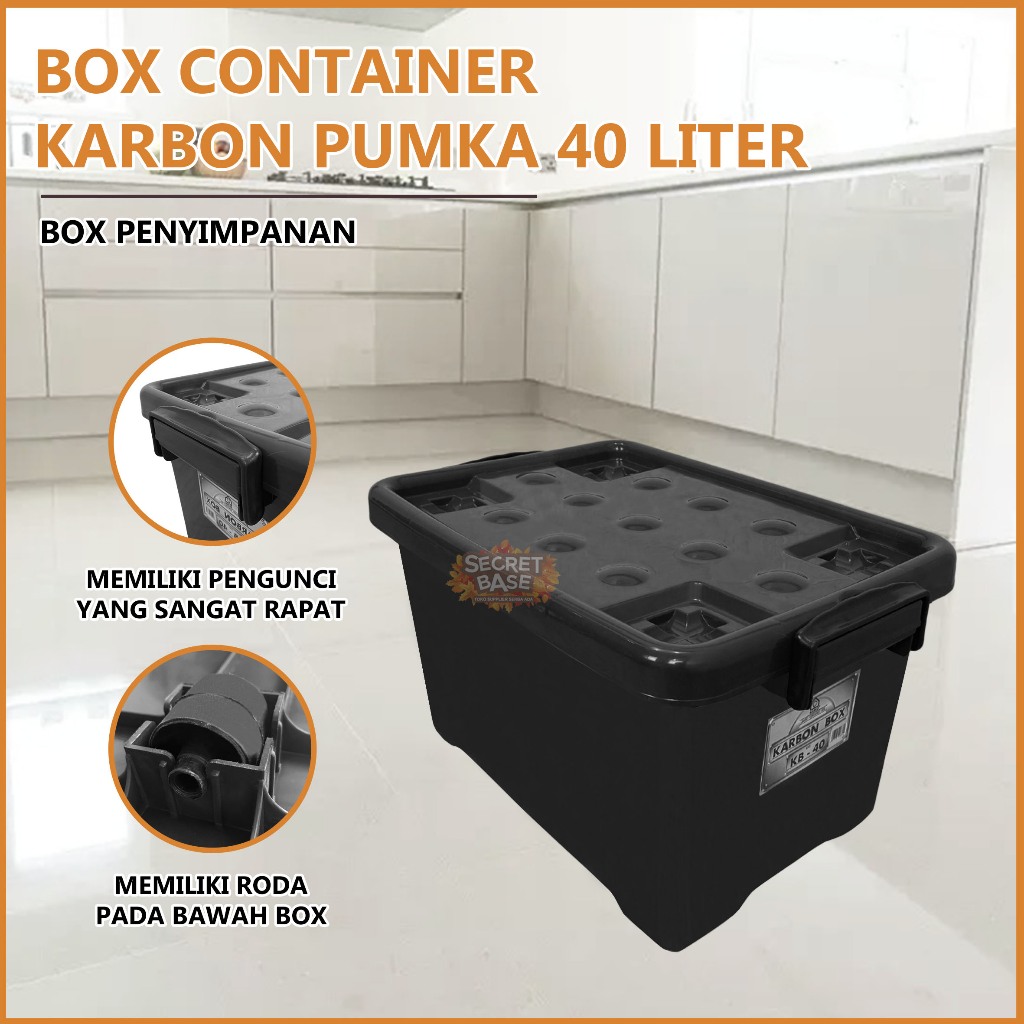 Jual BOX CONTAINER PUMKA 40 LITER - Kontainer Plastik Serbaguna ...