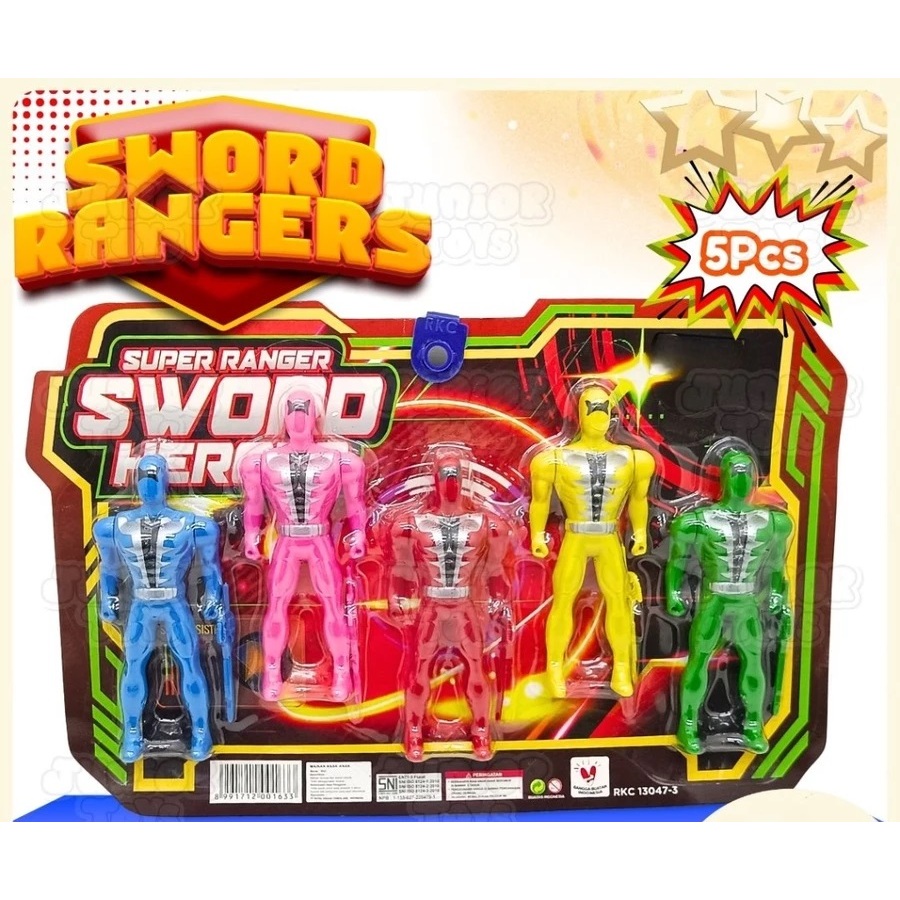 Jual Mainan Anak Figure Robot Power Rangers - RKC Super Ranger Sword ...