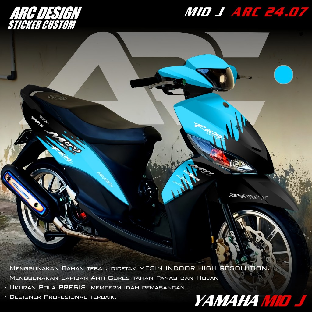 Jual (COD PROMO) TERBARU Decal Sticker Variasi Modifikasi Mio J Tahun ...