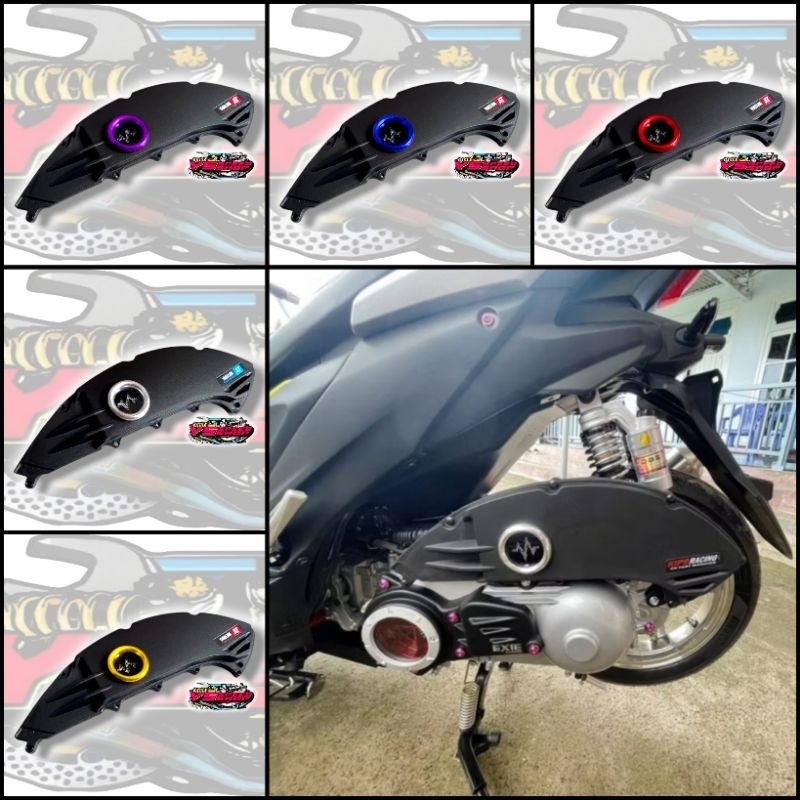 Jual Box filter slim bentuk corong donat motif detak Yamaha nmax, aerox ...