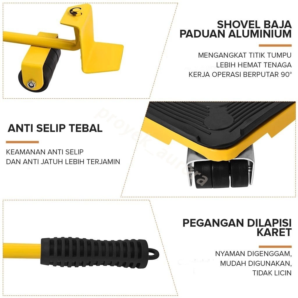 Jual [READY] 360 Derajat Roda Alat Bantu Angkat Barang Pindah ...