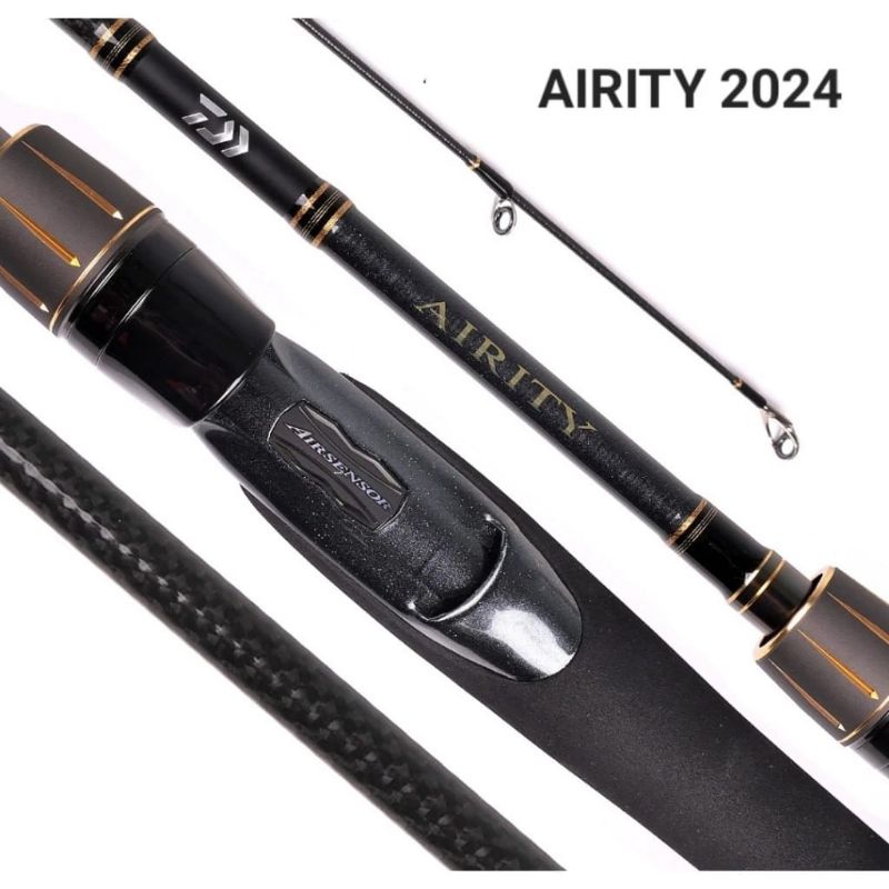 Jual Joran Daiwa Airity 2024 602ms 602mhs | Ring full Fuji | 100% ...