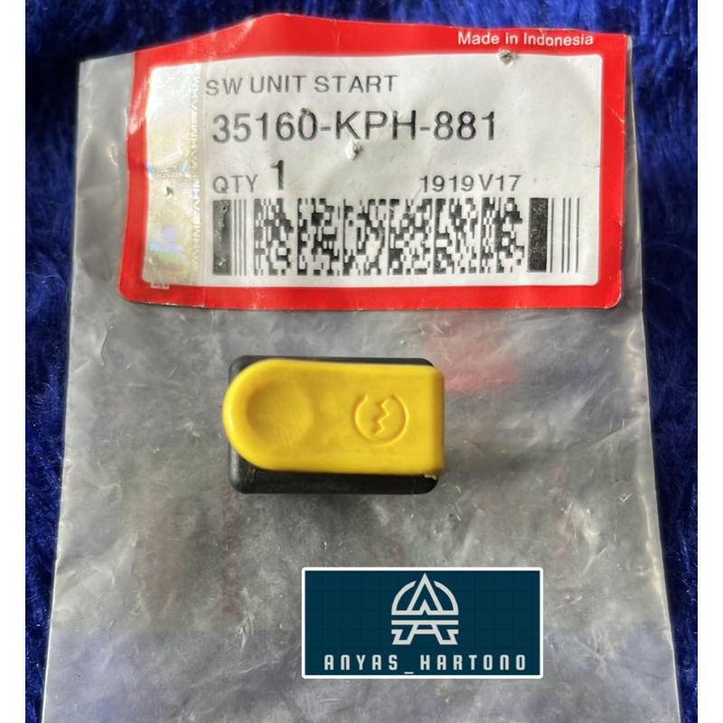 Jual tombol stater Switch Unit Start Honda Karisma Supra X 125 Beat ...