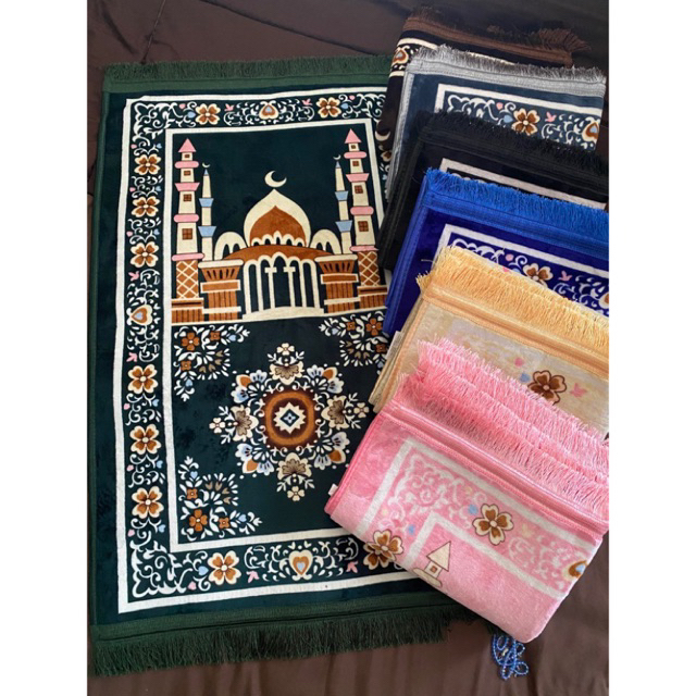 sajadah kiswah turki motif rumbai uk 70 X 110