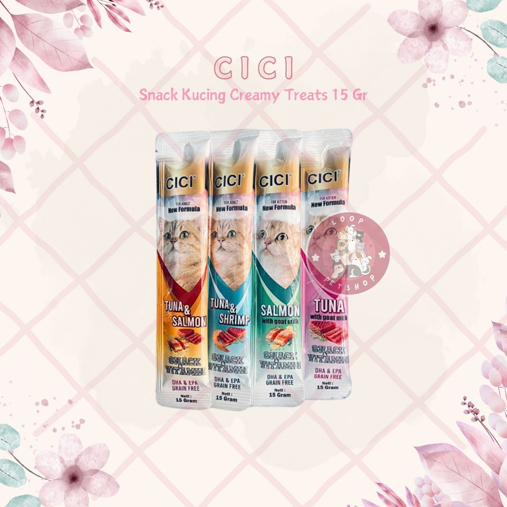 Jual Cici Creamy Treats 15 Gr, Snack Kucing ( Harga Satuan ) | Shopee ...