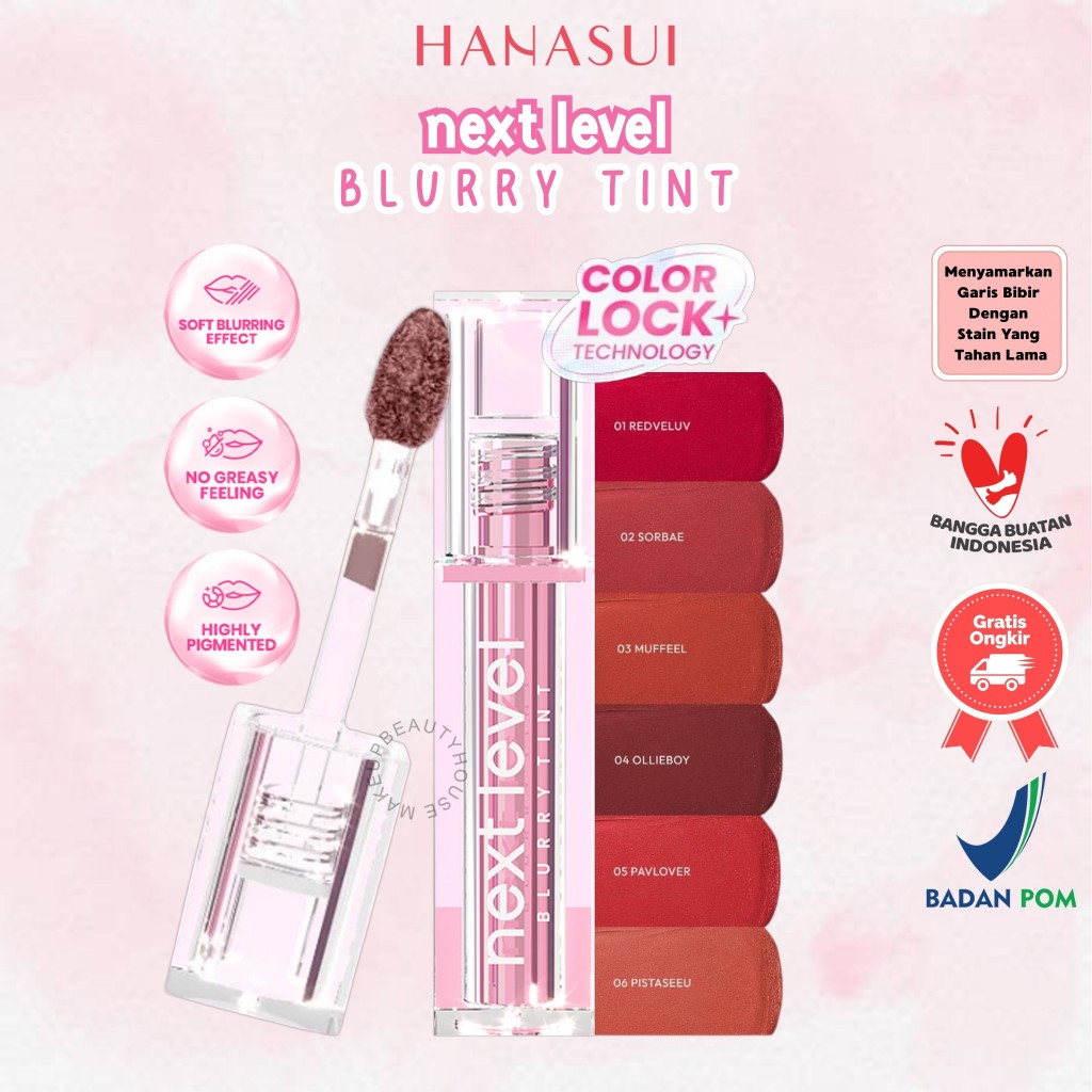 Jual HANASUI Next Level Blurry Tint - Lip Tint Watery To Blur ...